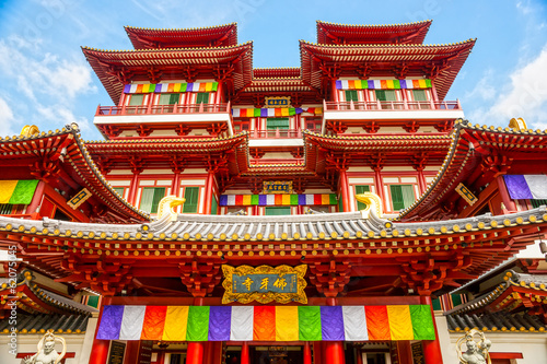 Buddhist tooth relic temple in Singapore
