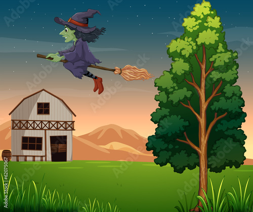 A witch at the farm