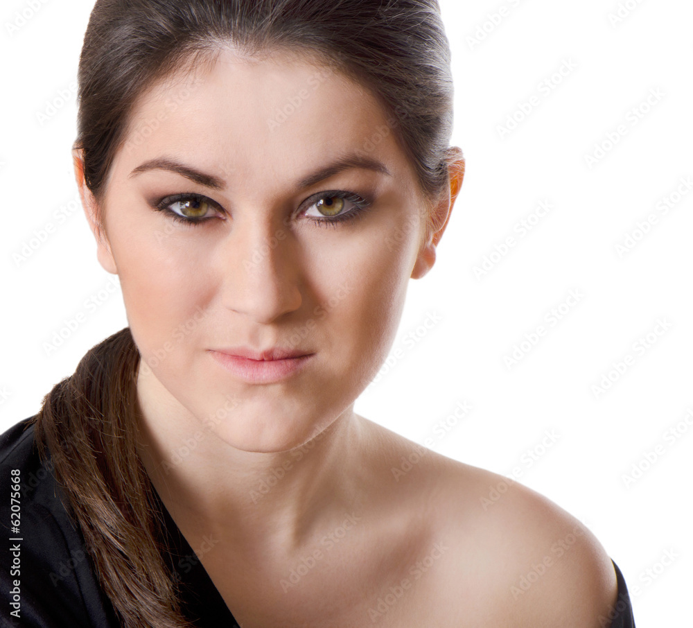 Obraz premium Portrait of beautiful smiling woman