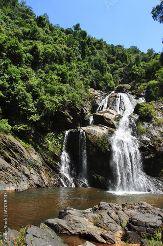 waterfall in forest
