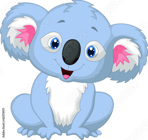 Cute koala cartoon