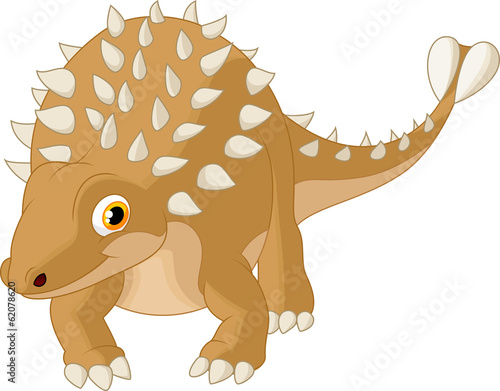Cute ankylosaurus