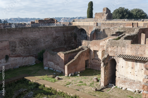 Принти на полотні Ruins in the Palatine Hill, Rome, Italy