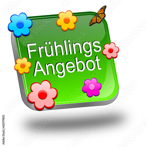 Frühlings Angebot Button