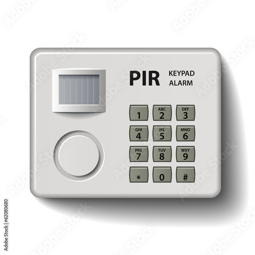 vector motion detector keypad infrared alarm