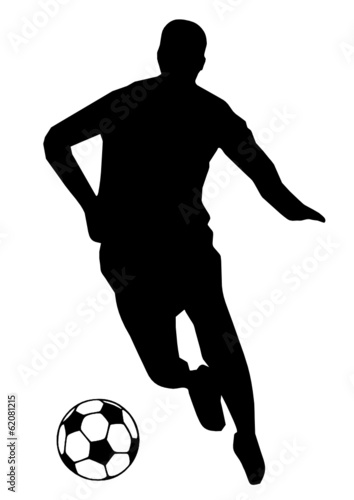 Fussballer Torschuss
