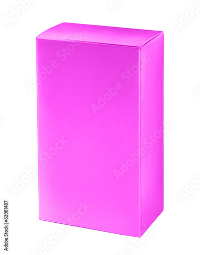 Light purple cosmetic packaging box
