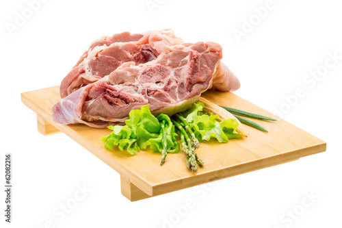 Raw lamb