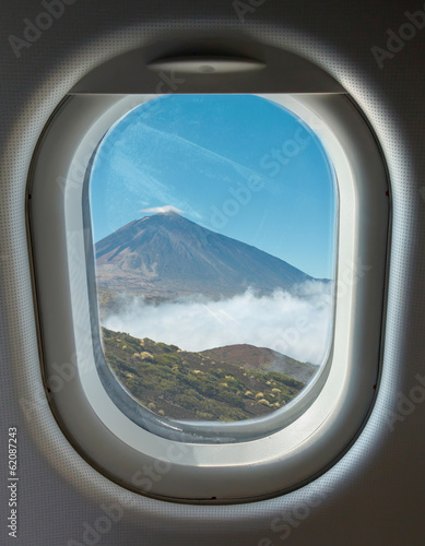 Tableau sur toile illuminator and crater of the volcano Teide