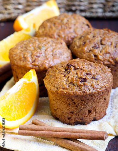 Carrot and marmalade muffins