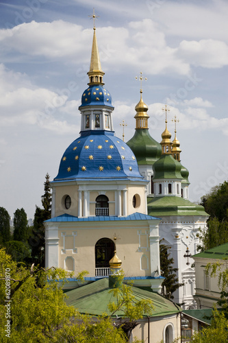 Vydubitskiy monastery in Kiev. Ukraine photo