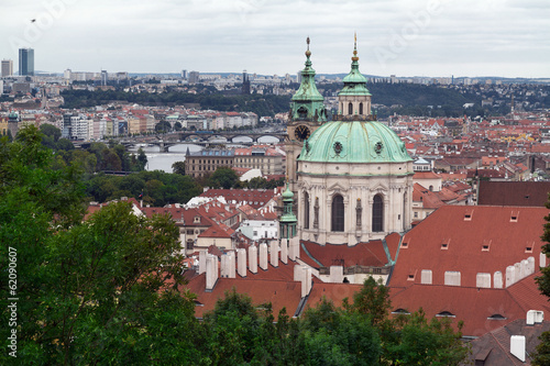 Prague from the Saint Nicolas Church