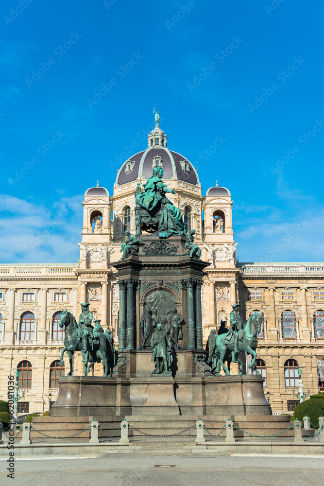 Maria Theresia square in Vienna, Austria Maria Theresia square in Vienna, Austria
