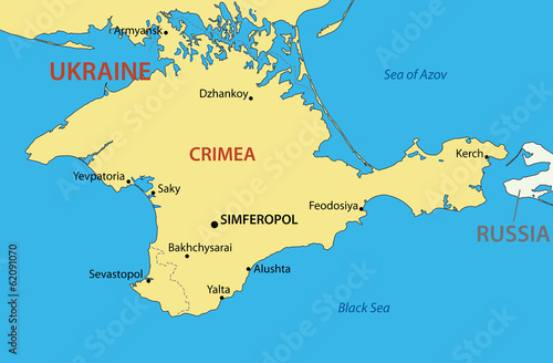 Autonomous Republic of Crimea - vector map