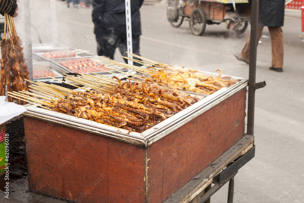 Obraz premium Street food in Shenyang China