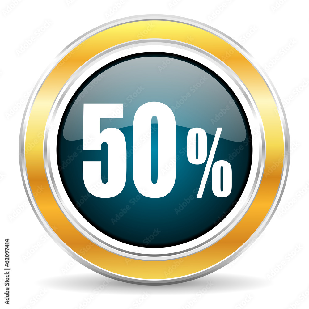50 percent icon 50 percent icon