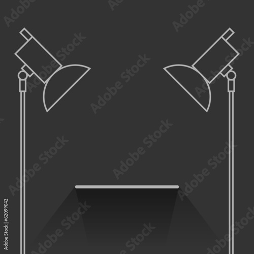 Photo Studio Card Template. Vector