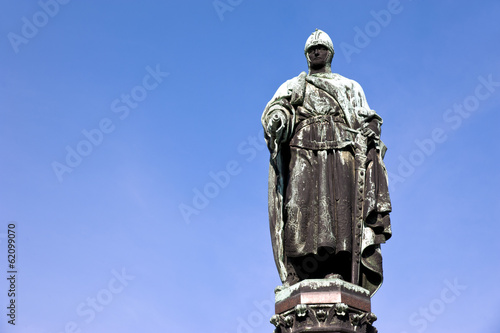 Bild auf Leinwand Otto der Reiche Denkmal in Freiberg