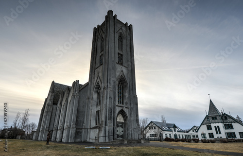 Cathedral Landakotskirkja, Iceland