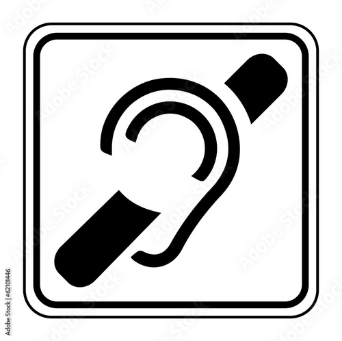 Logo handicap auditif.