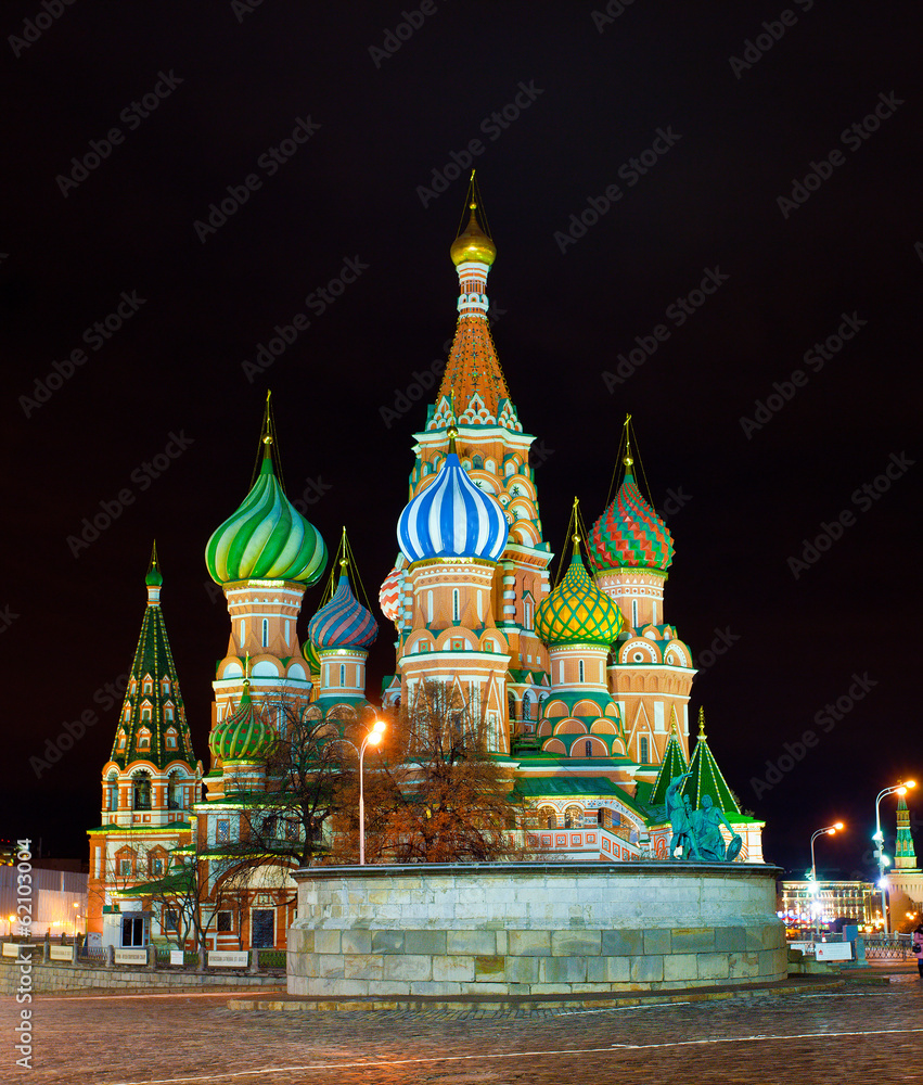 Saint Basil Cathedral in Moscow