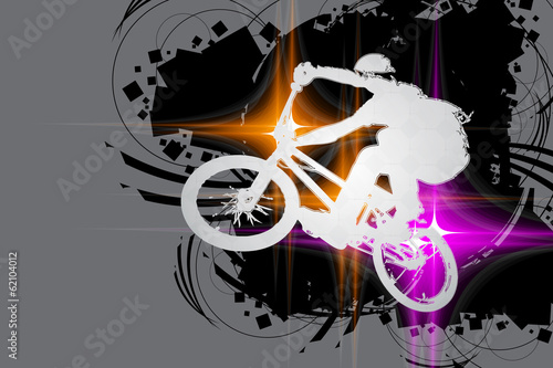 BMX cyclist