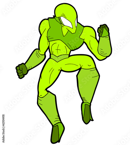 Strong hero man