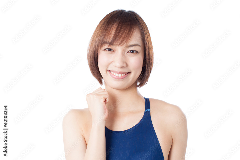 水着姿の女性 水着姿の女性