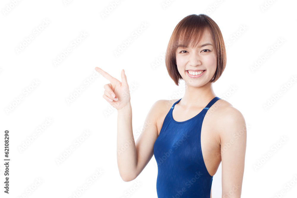 水着姿の女性 水着姿の女性