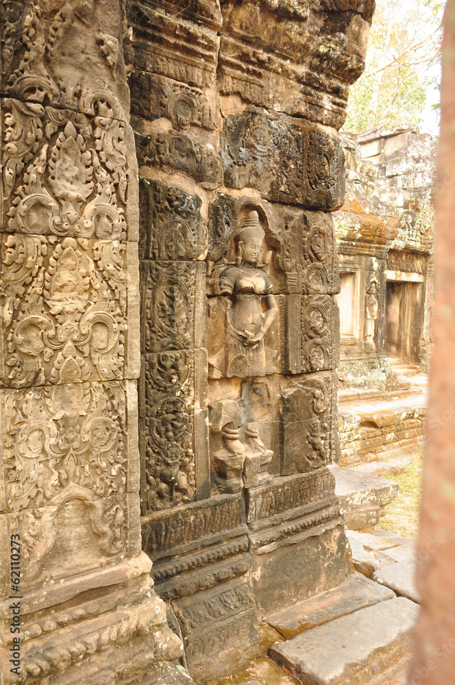 Apsara at Banteay Kdei Temple in Cambodia