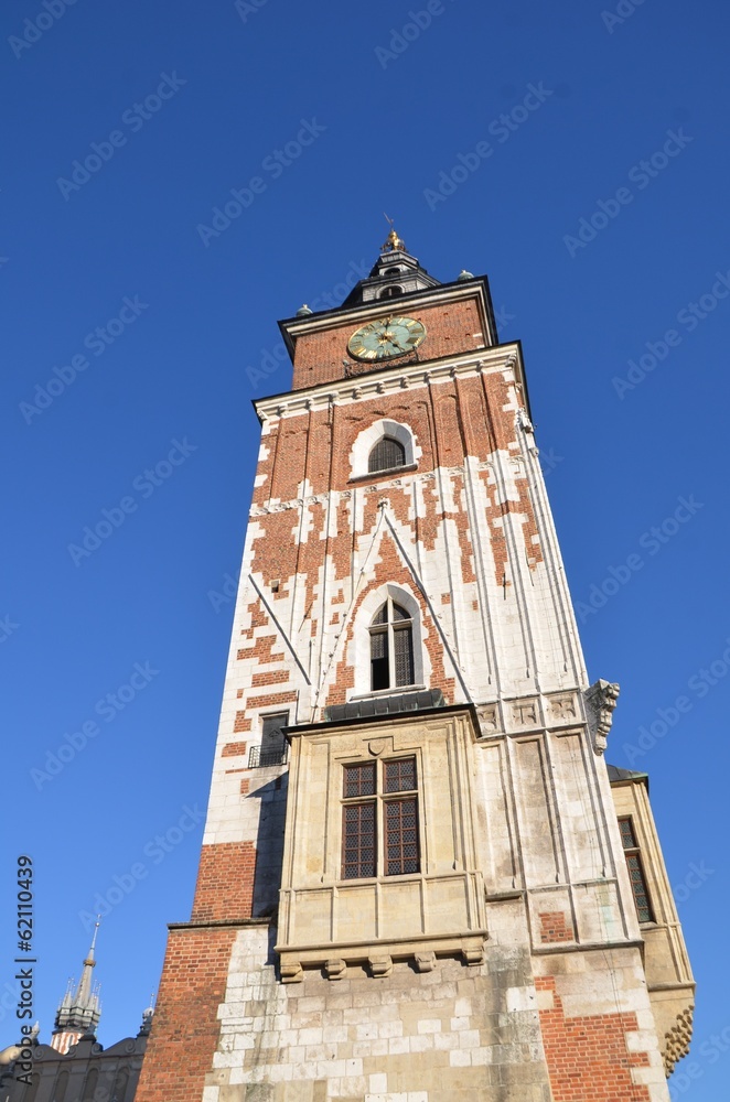 Tour de l'hôtel de ville, Krakow, Pologne