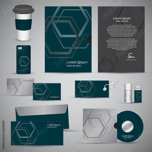 Stationery template design