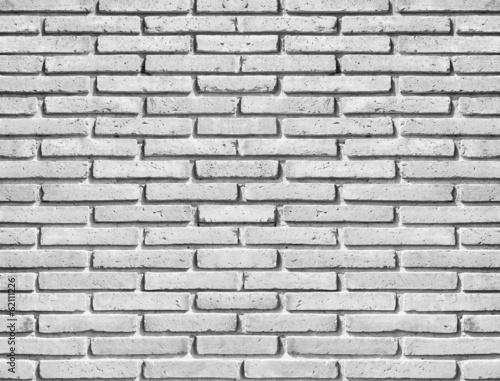 White misty brick wall for background or texture 