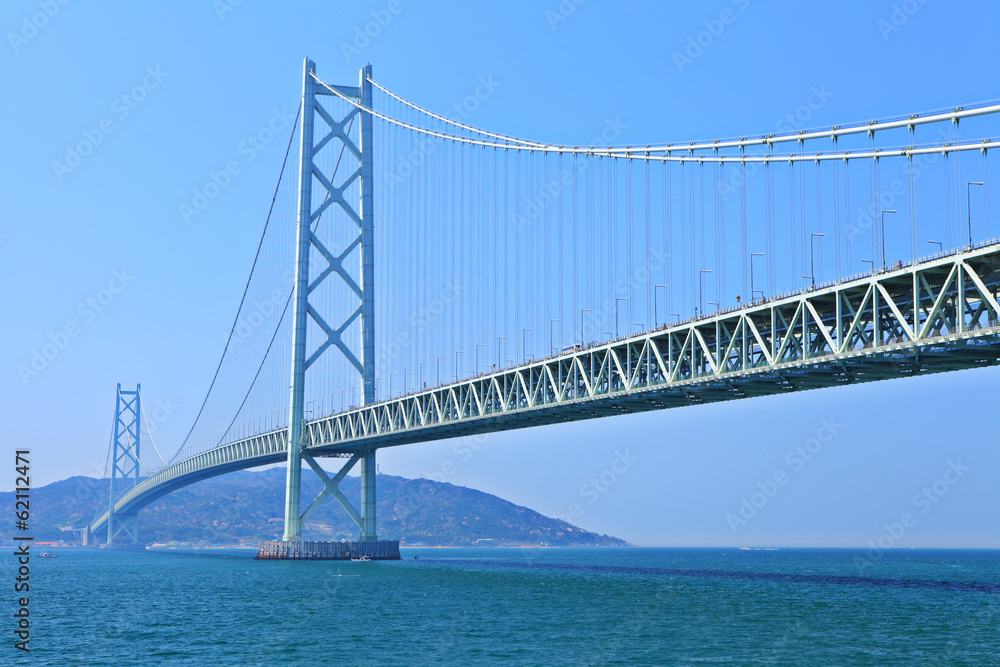 Suspension bridge in Kobe