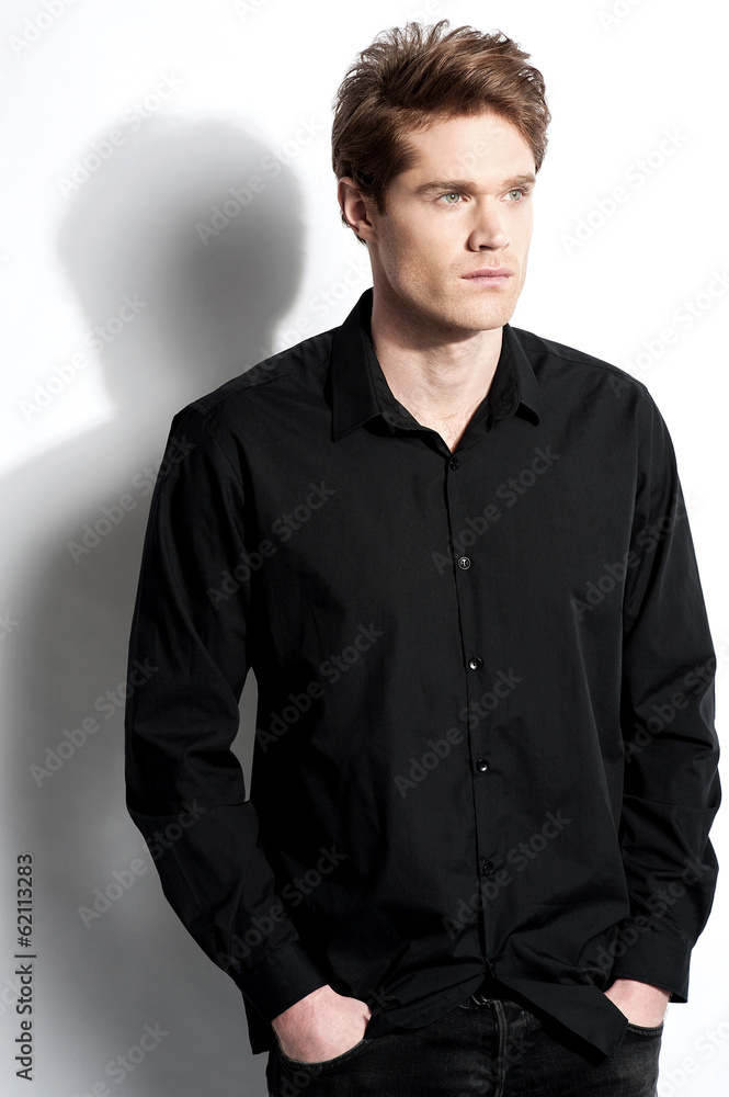 Casual man isolated on white background Casual man isolated on white background