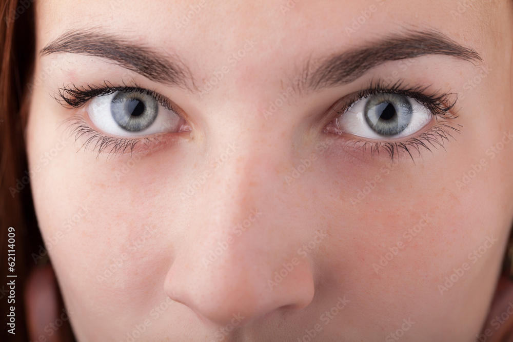 Portrait of a pretty girl close up eye Portrait of a pretty girl close up eye