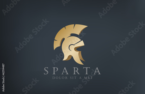 Vintage Antiques Helmet Logo vector icon design template