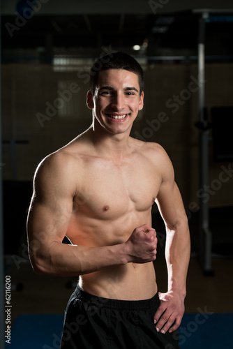 Portrait Of A Physically Fit Young Man