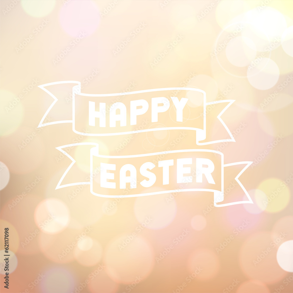 Easter Bokeh Background
