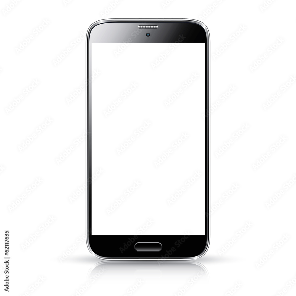 Smartphone realistic vector isolation. Modern mobile phone. Smartphone realistic vector isolation. Modern mobile phone.