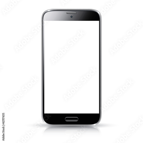 Smartphone realistic vector isolation. Modern mobile phone.