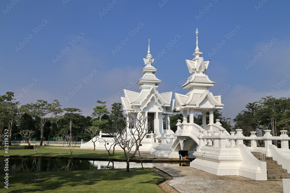 The white temple in Chiang Rai,thailand