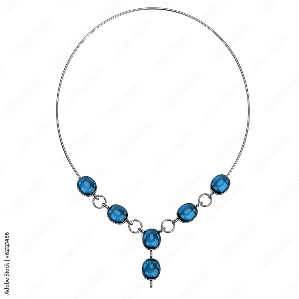 Fototapeta premium realistic 3d render of necklace