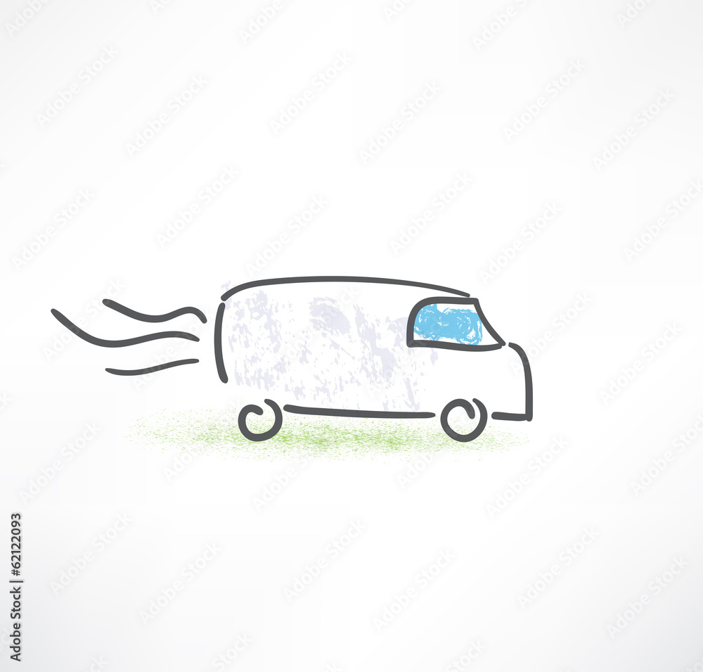 Truck icon. Truck icon.