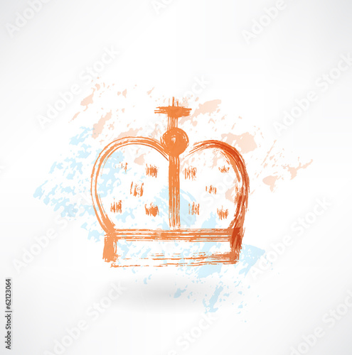 crown grunge icon