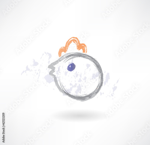 Brush icon with a little chicken.