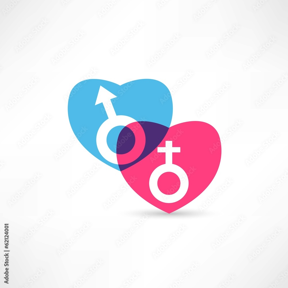 Mars and venus signs icon Mars and venus signs icon