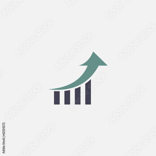 Growth chart icon