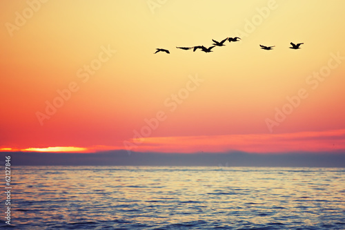 Sunrise over sea © ValentinValkov