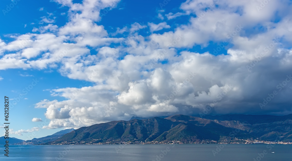 Cloudscape. Bay of Kotor, Montenegro